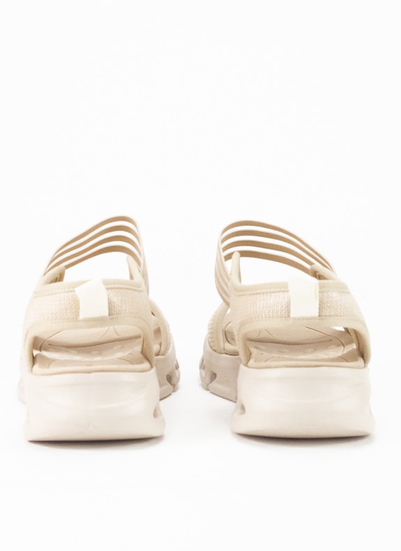 Sport Sandalia per le donne in colore beige