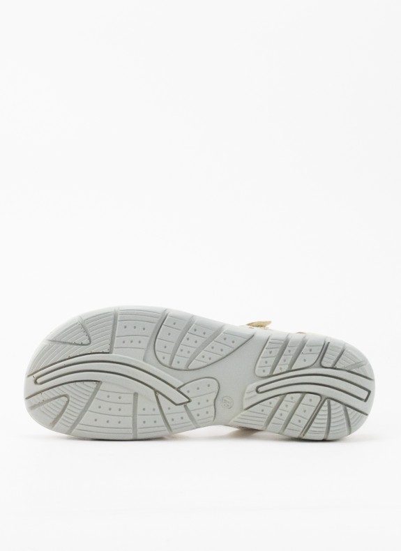 Sandale de Sport en Cuir pour Femme en Couleur Or