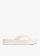 Chancla Tommy Hilfiger TH Crochet Mid Beach Sandal beige