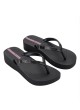 Chancla Ipanema Mesh X Plat Fem preto