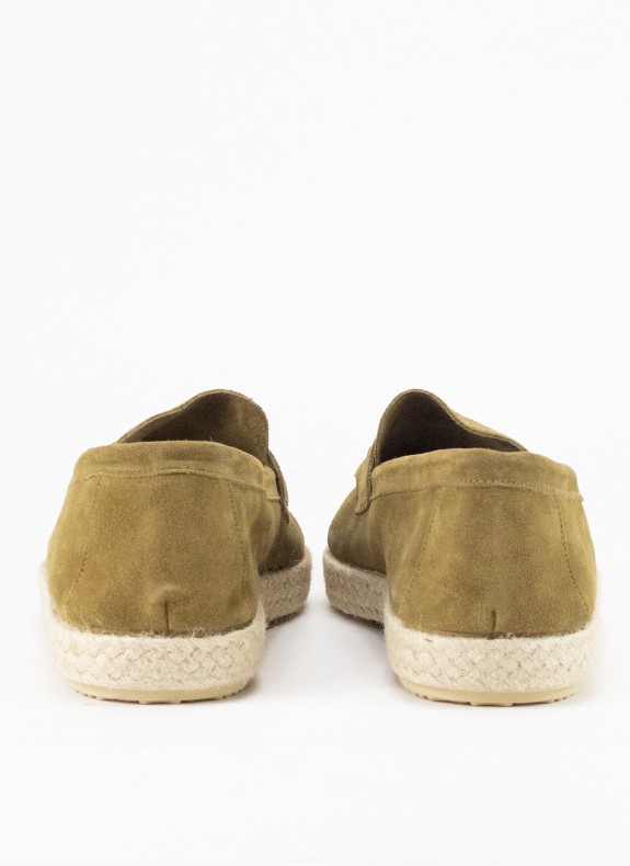 Männer Schuh in Farbe Kaki