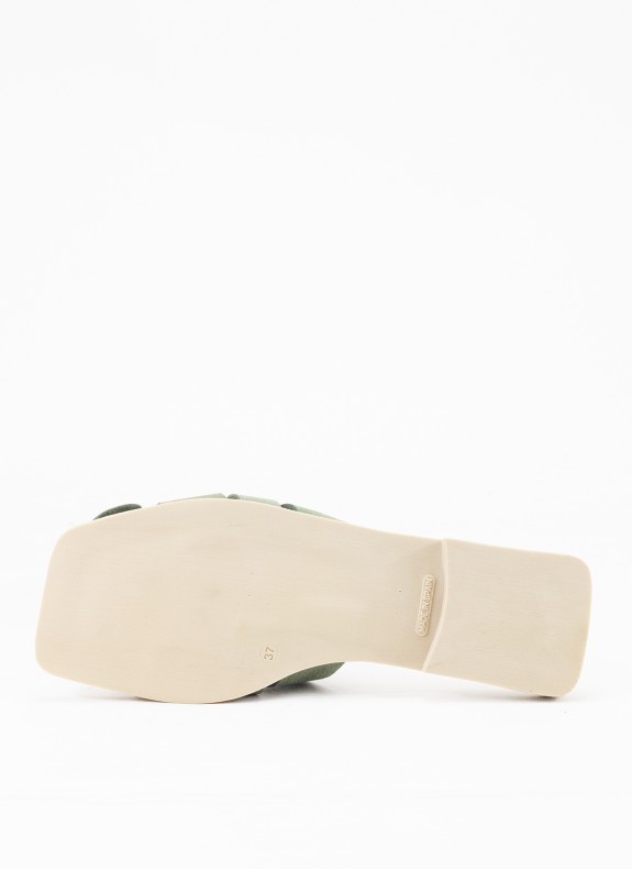 Sandalia Skin Plate für Damen Farbe Kaki