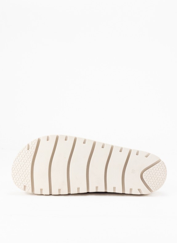 Sandale en Cuir pour Femme en Couleur Marron