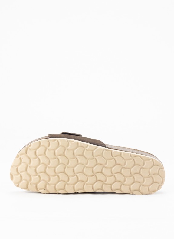 Sandalia Skin Plana für Damen in Braun Farbe