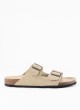 Sandale en Cuir pour Femme de Couleur Taupe