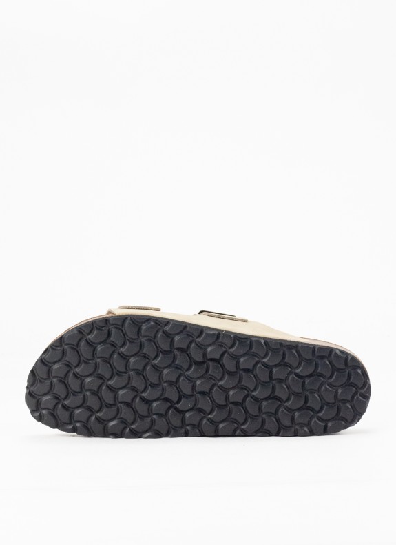 Sandale en Cuir pour Femme de Couleur Taupe