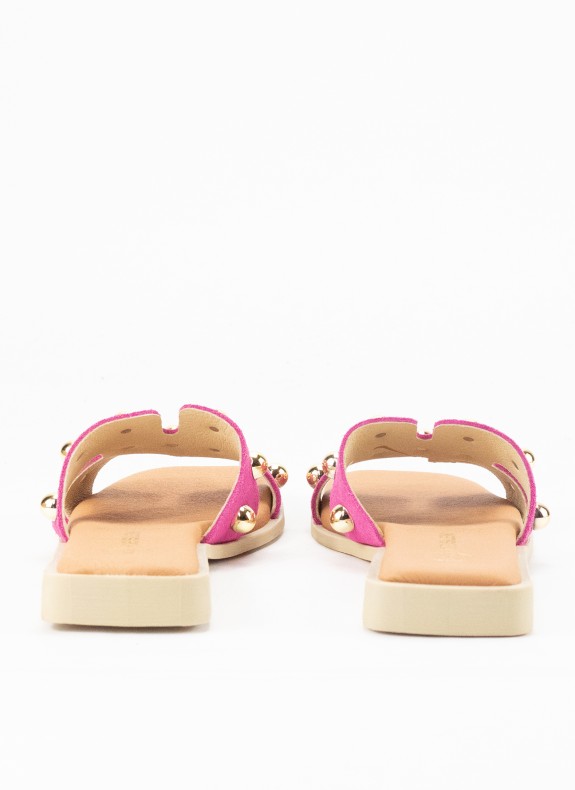 Sandalia Skin Plana für Damen in Pink Farbe