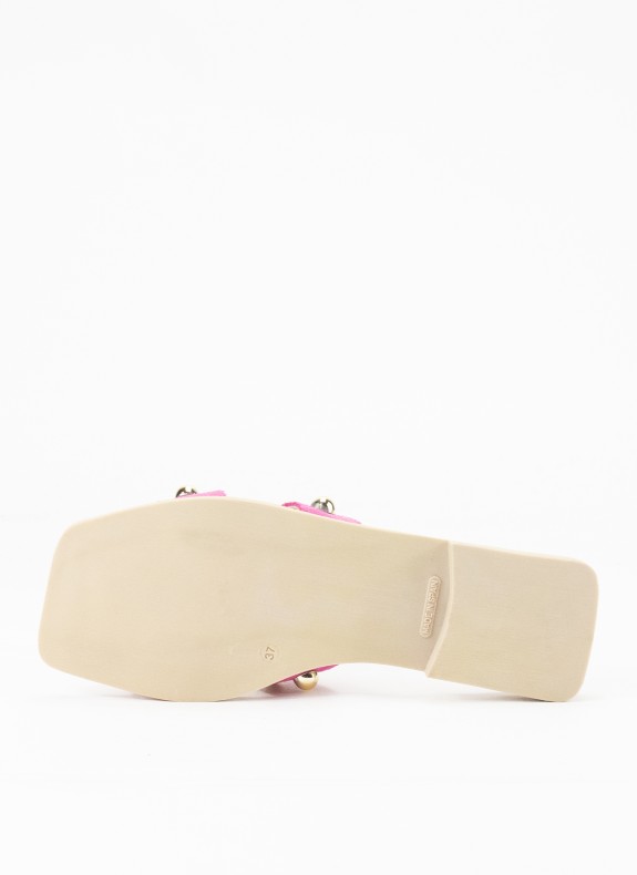 Sandalia Skin Plana für Damen in Pink Farbe