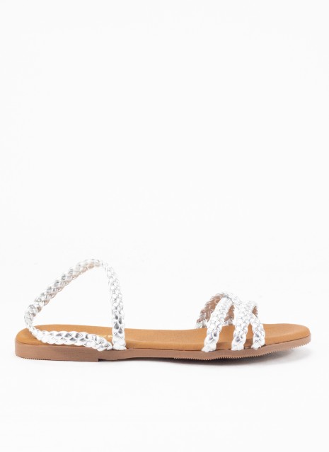 Sandales pour Femme en Couleur Argent