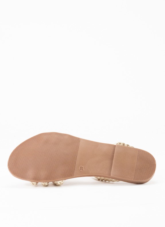 Sandale pour Femme en Couleur Or