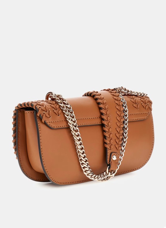 Bandolera Guess Tatum Convertible Xbody Flap cuero