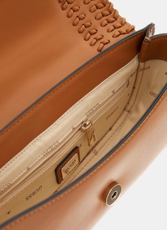 Sac bandoulière Guess Tatum Convertible Xbody Flap en cuir