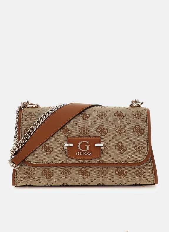 Bandoulière Guess Neda Convertible Xbody Flap camel