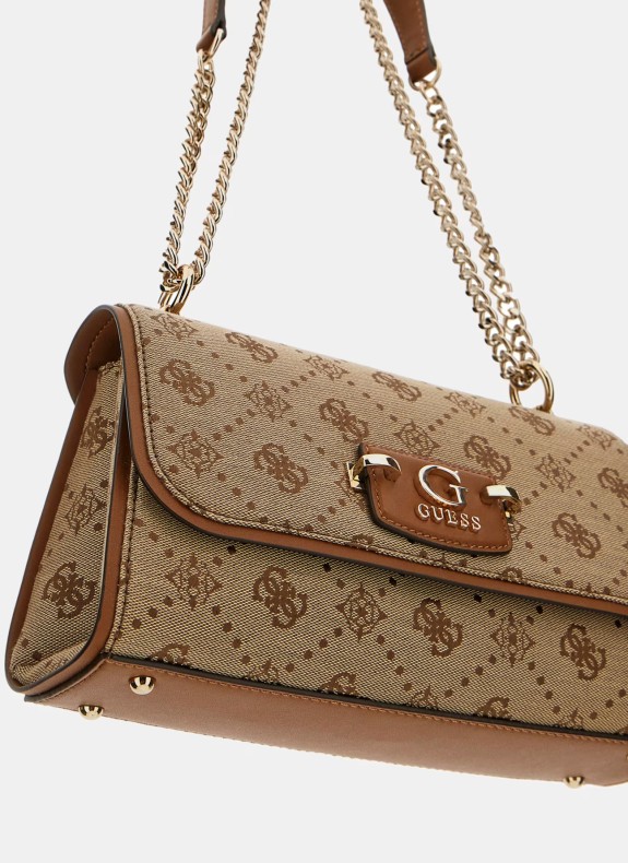 Bandolera Guess Neda Convertible Xbody Flap camel