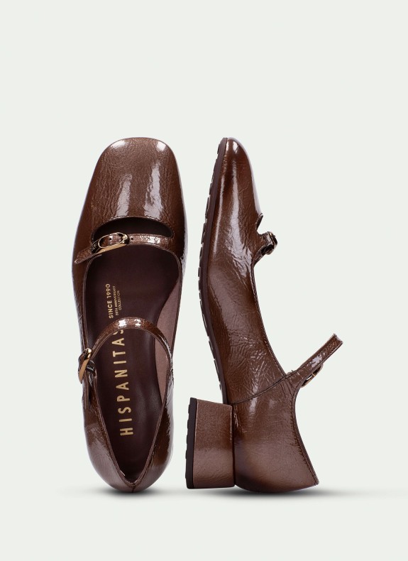 Salons Hispanitas HI254207 pour Femme en Marron