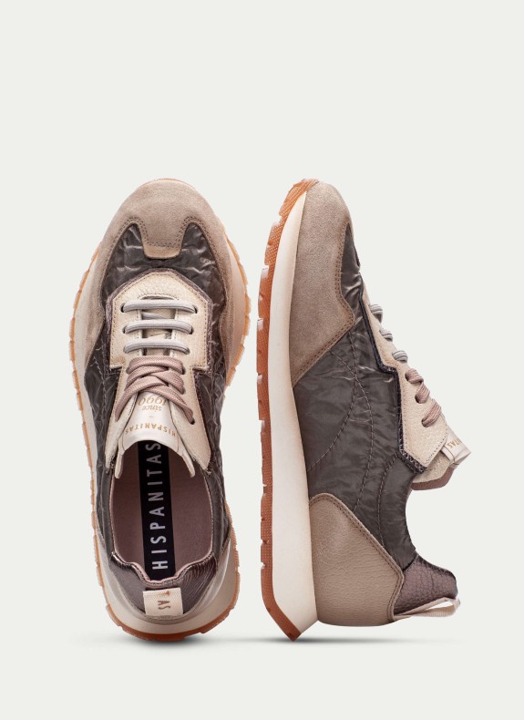 Zapatillas Hispanitas HI254209 para Mulher em Taupe