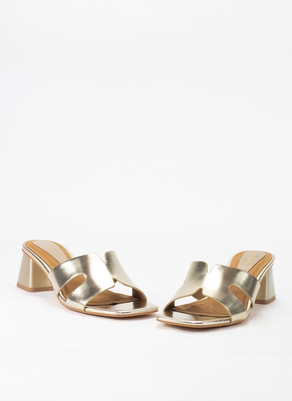 Sandali Bacon per le donne in colore oro