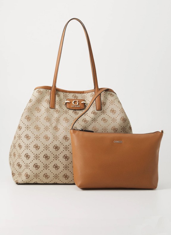 Bolso GUESS Neda Large 2 In 1 Tote en Color Camel para Mujer