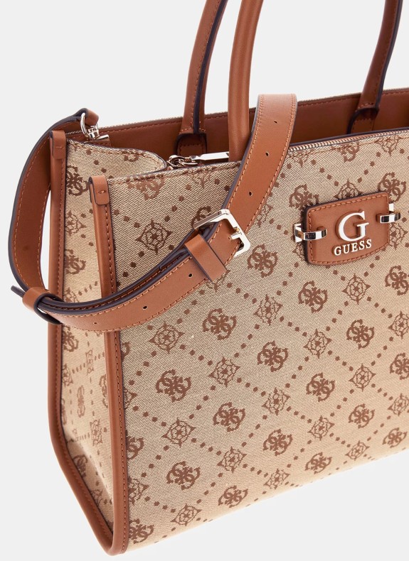 Sac GUESS Neda Comp Tote en couleur camel pour femme