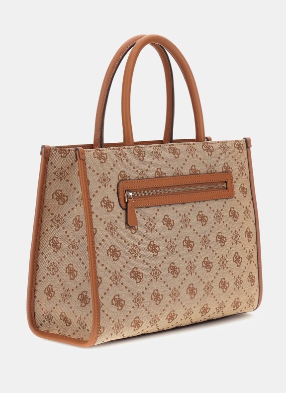 Bolso GUESS Neda Comp Tote en Color Camel para Mujer