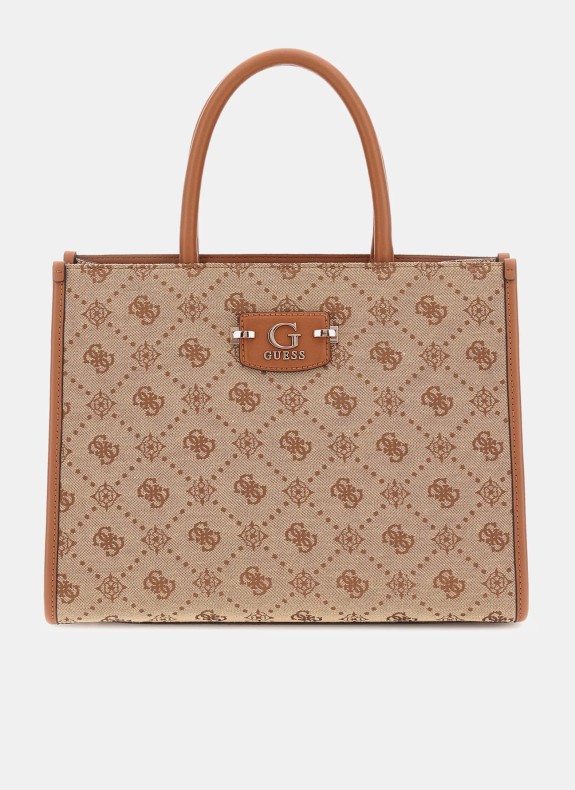 Sac GUESS Neda Comp Tote en couleur camel pour femme