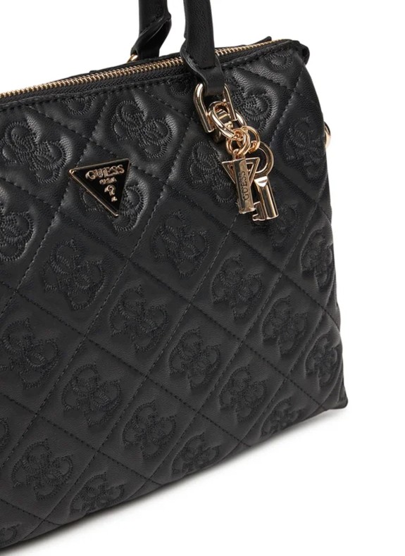 Bandolera GUESS Adelasia Multi Comp Satchel em Cor Preto para Mulher