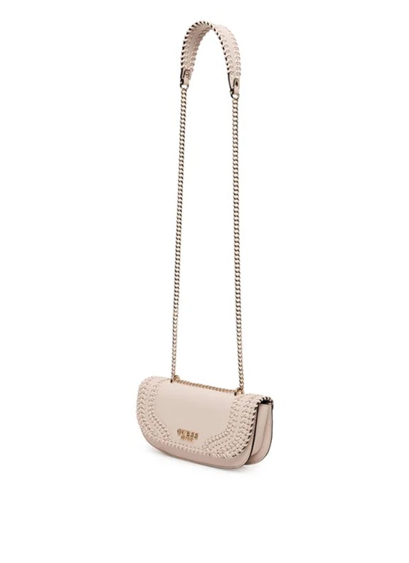 Bandolera Guest Tatum Convertible Xbody Flap in Beige