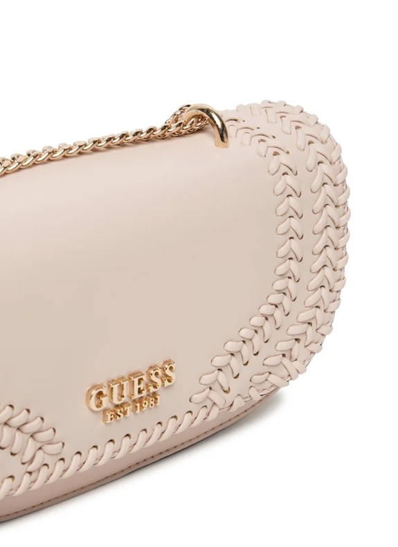 Sac bandoulière Guess Tatum Convertible Xbody Flap en Beige