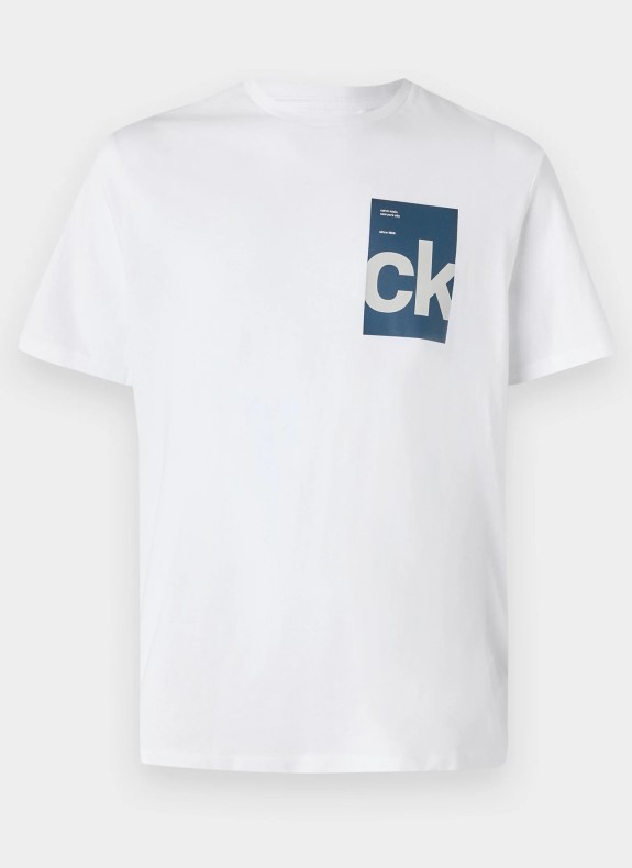 Calvin Klein Bh Box Grafik Tee weißes Hemd