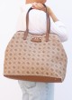 Bolso GUESS Neda Large 2 In 1 Tote em Cor Camel para Mulher