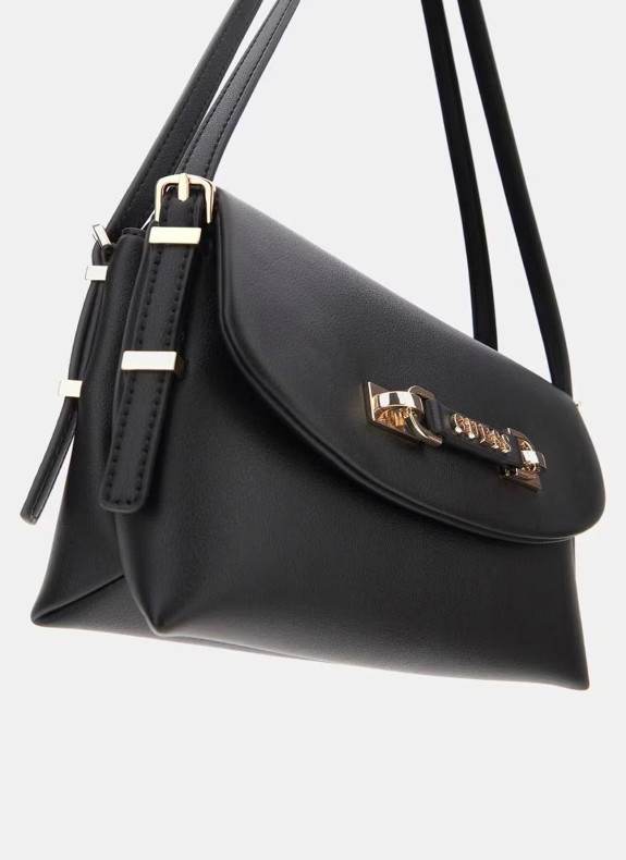 Bolso Guess Lefia Flap Shoulder Bag negro