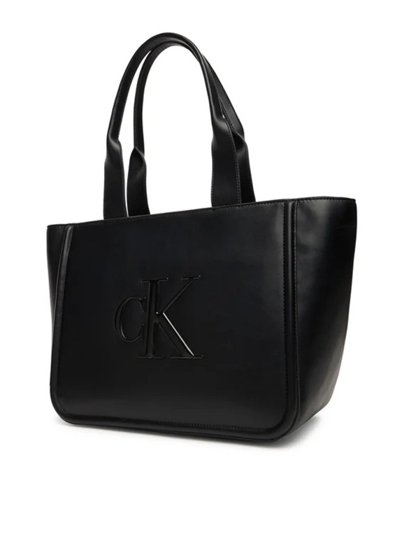 Bolso Calvin Klein Raso CK Medium Tosse nera