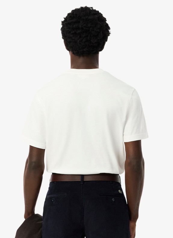 T-shirt Lacoste blanc