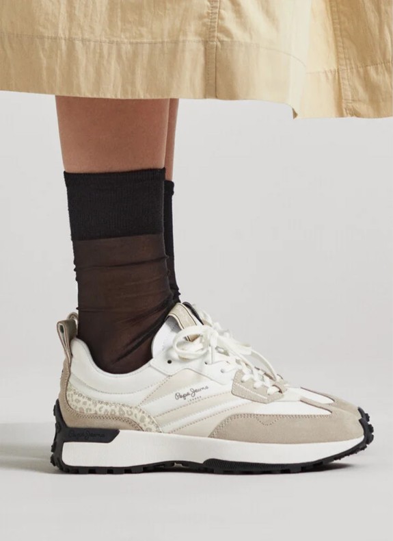 Zapatillas Pepe Jeans Lucky Print blanco