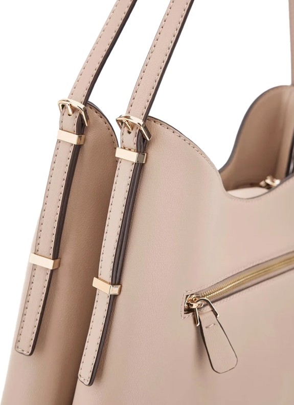 Bolso Guess Lefia Large Hobo taupe