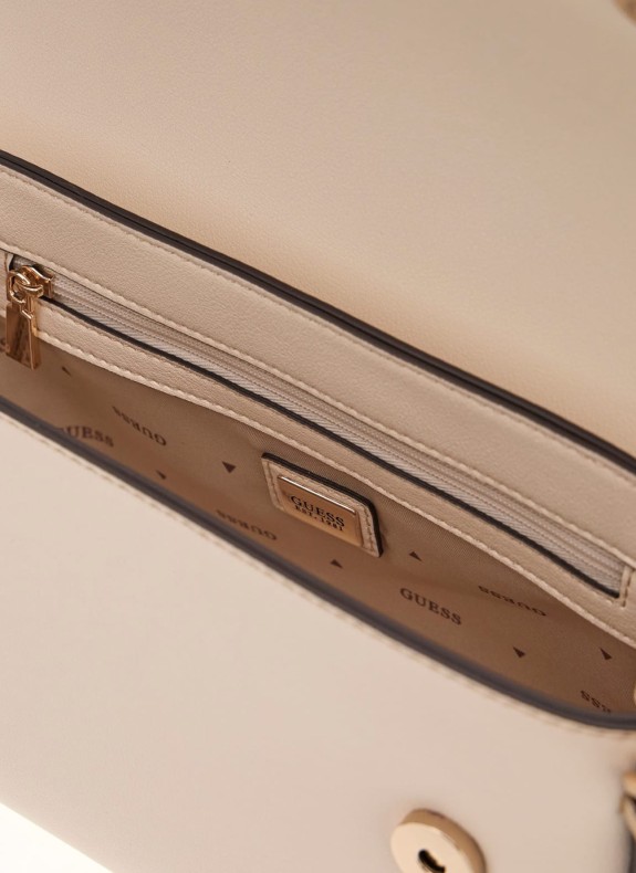 Sac à main Guess Lefia Flap Shoulder Bag taupe