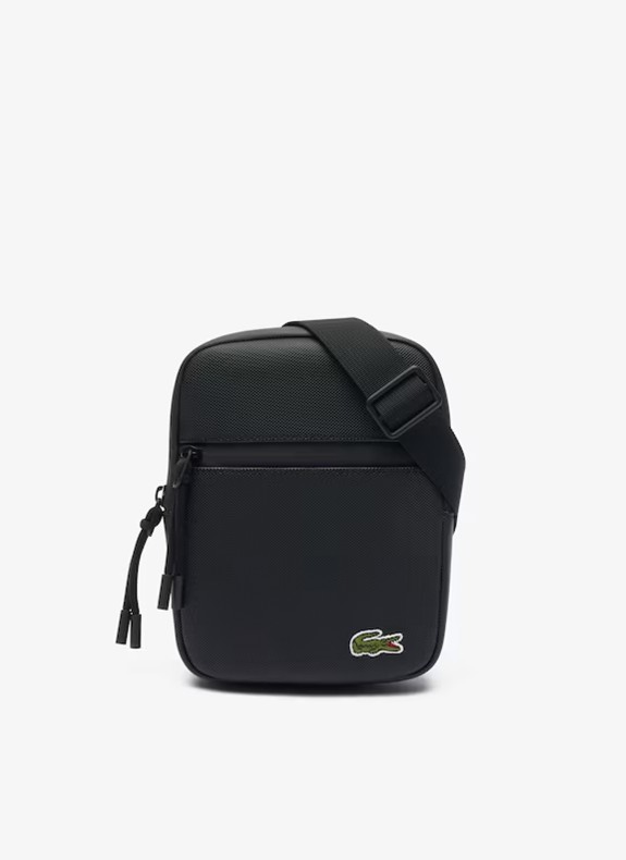 Bandolera Lacoste Flat Crossover Bag negro