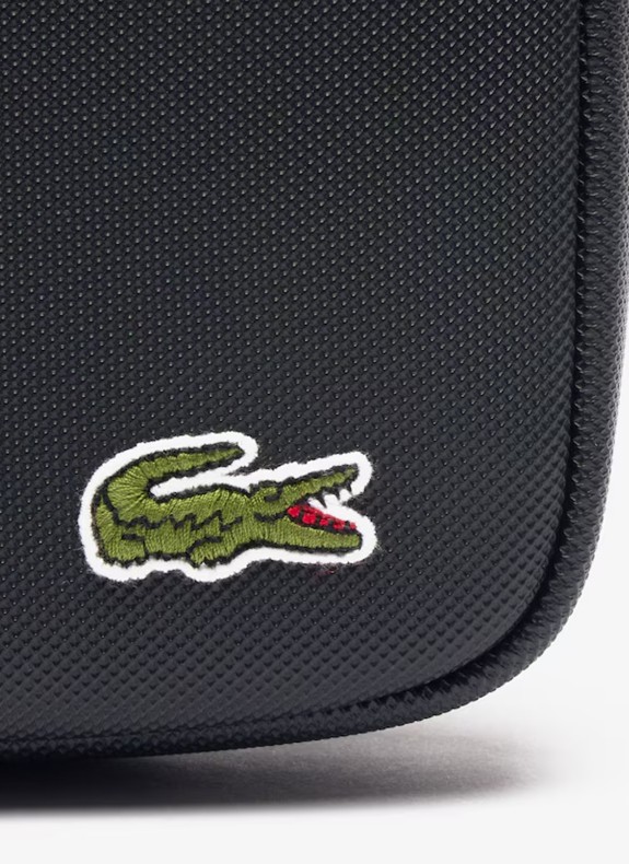Sac bandoulière Lacoste Flat Crossover noir