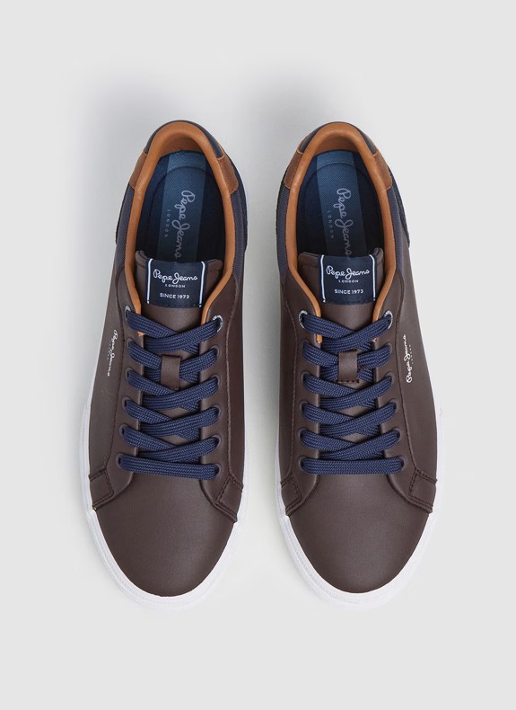 Chaussures Pepe Jeans Kenton Court marron