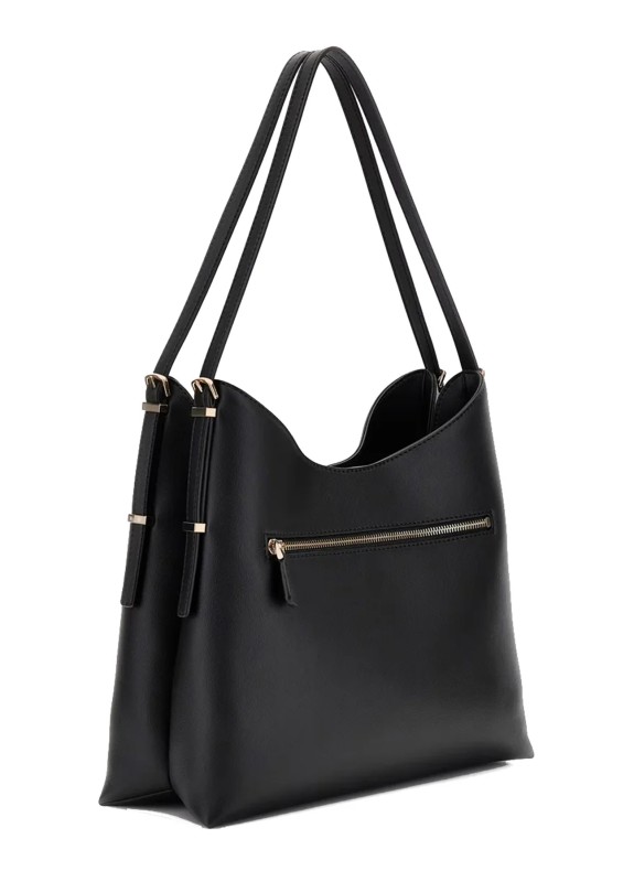Sac à main Guess Lefia Flap Shoulder noir