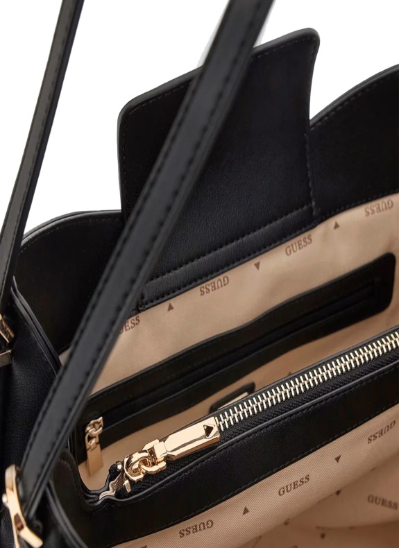 Bolso Guess Lefia Flap Shoulder Bag negro