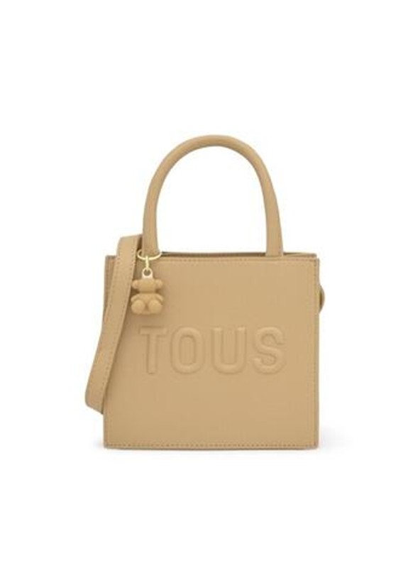 Bolso Tous Mini Cube Tous Brenda camel