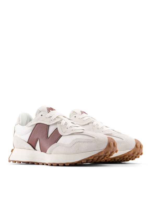New Balance U327 weiße Pantoffeln