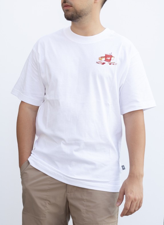 T-shirt New Balance Spectator Branco