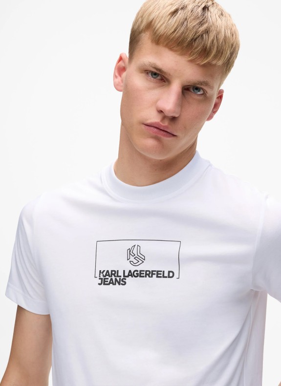KLJ SLIM OUTLINE LOGO TEE