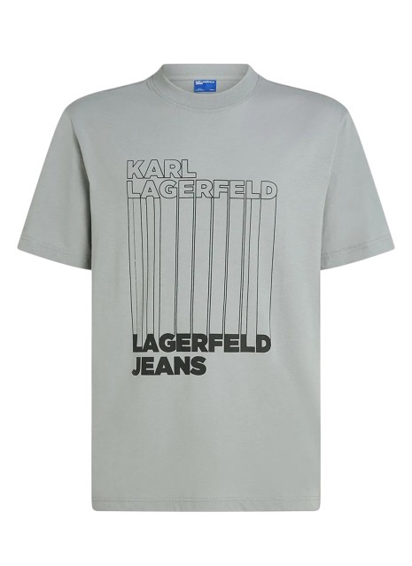 T-shirt Karlesmônia KLJ REG BARCODE TEE cinza