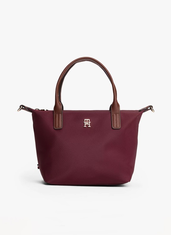 Bolso Tommy Hilfiger Popette Mini Tote burdeos