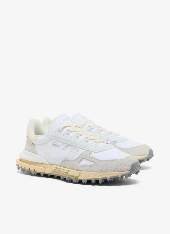 Lacoste Elite Aktive weiße Pantoffeln