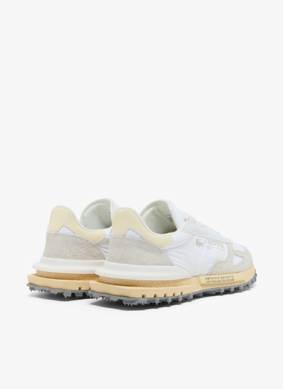 Lacoste Elite Aktive weiße Pantoffeln