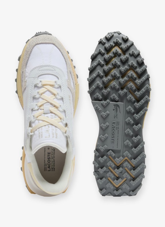 Lacoste Elite Aktive weiße Pantoffeln